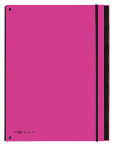 [502980] Trieur Pagna Trend A4 12 intercalaires rose foncé