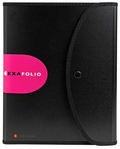 [510401] Trieur Exacompta Exactive Exacfolio A4 6 compartiments PP noir