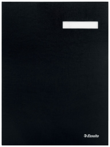 [510329] Vloeiboek Esselte 6210 karton 20 tabbladen zwart