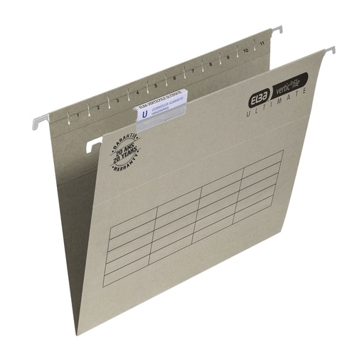 [520450] Hangmap Elba Verticfile Ultimate A4 V-bodem grijs 25st