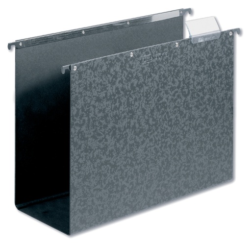 [520531] Dossier suspendu Elba Vertic panneau dur A4 80mm noir