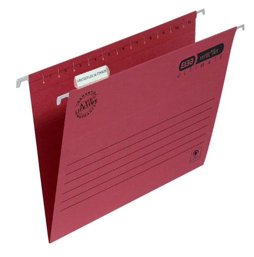 [520492] Dossier suspendu Elba Verticflex Ultimate A4 fond V rouge
