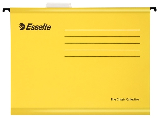 [520225] Dossier suspendu Esselte Classic folio fond V 382x240mm jaune