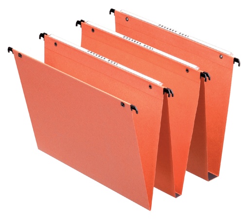 [510199] Hangmap Esselte Orgarex dual verticaal 345x245x15mm oranje