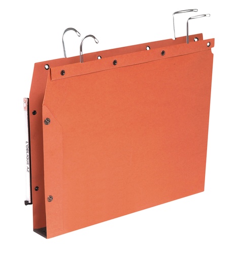[521608] Dossier suspendu Elba TUB A4 fond U 30mm orange
