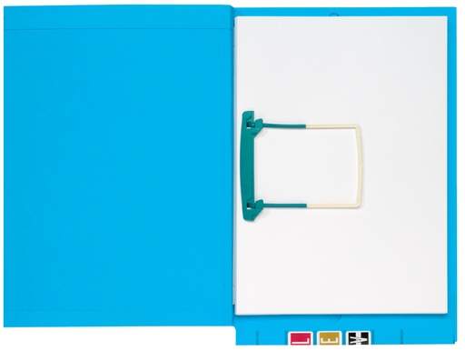 [512583] Dossier suspendu Djois Clipex Secolor A4 latéral bleu