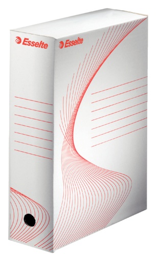 [531009] Boîte archives Esselte Standard 100mm 352x250mm blanc