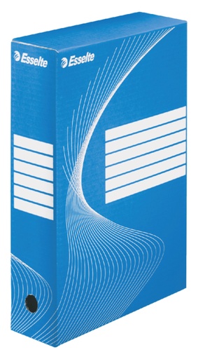 [531016] Boîte à archives Esselte Boxycolor 80mm 352x250mm bleu