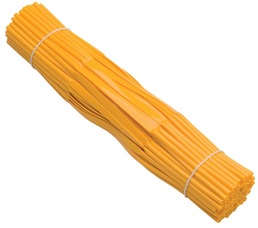[531527] Mécanisme de reliure Djois JalemaClip tube 215mm jaune 100 pièces