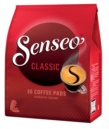 [891731] Koffiepads Douwe Egberts Senseo classic 36 stuks