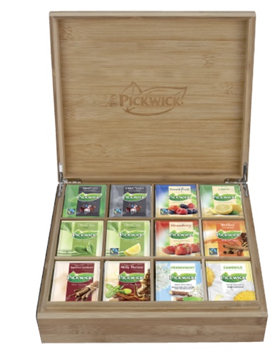 [890402] Coffret à thé Pickwick inclus 12 saveurs