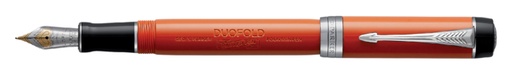 [600188] Vulpen Parker Duofold Classic Vintage big red lacquer 18k CT medium