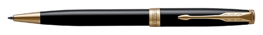 [600224] Stylo bille Parker Sonnet Black Lacquer GT Medium