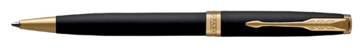 [600232] Balpen Parker Sonnet matte black lacquer GT medium