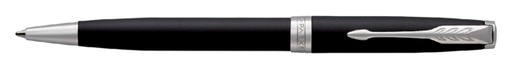 [600237] Stylo bille Parker Sonnet Matte Black Lacquer CT Medium