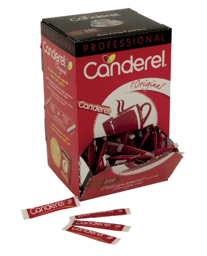 [890046] Edulcolorant Canderel bûchettes 500x 5g