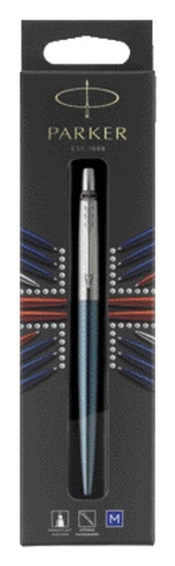[600846] Balpen Parker Jotter Waterloo blue CT medium blister à 1 stuk