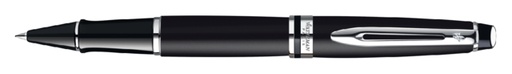 [636113] Rollerpen Waterman Expert black lacquer CT fijn