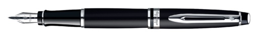 [600643] Stylo plume Waterman Expert Noir Laqué CT Medium