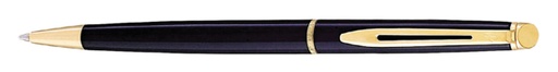 [610095] Balpen Waterman Hémisphère black lacquer GT medium