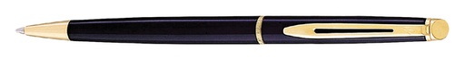 [610095] Balpen Waterman Hémisphère black lacquer GT medium