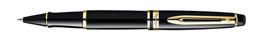 [636115] Roller Waterman Expert Noir Laqué GT Fin
