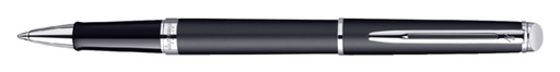 [636114] Roller Waterman Hémisphère Noir Mat CT Fin