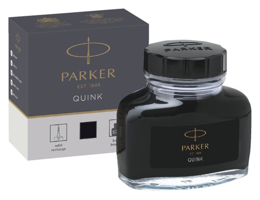 [609001] Encre stylo plume Parker Quink permanent 57ml noir