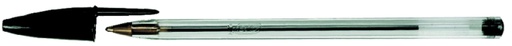 [616101] Balpen Bic Cristal medium zwart