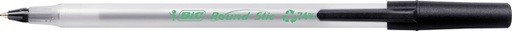 [600031] Balpen Bic Ecolutions round stic medium zwart