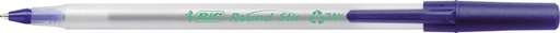 [600033] Stylo bille BIC Ecolutions Round Stic Medium bleu