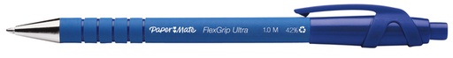 [614107] Stylo bille Paper Mate Flexgrip Ultra Medium bleu 30+6 gratuits