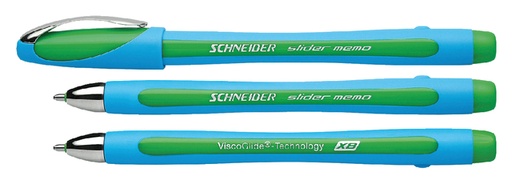 [106387] Stylo bille Schneider Slider Memo Extra Large vert