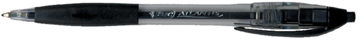 [616021] Balpen Bic Atlantis classic grip clic medium zwart