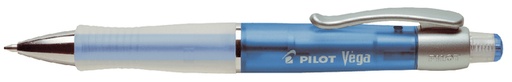 [612713] Stylo bille PILOT Vega Medium transparent bleu