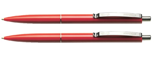 [614332] Stylo bille Schneider K15 Medium rouge