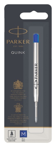 [625807] Gelschrijvervulling Parker Quink medium blauw blister à 1 stuk