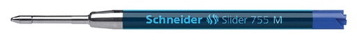 [614336] Recharge stylo bille Schneider Slider Jumbo 755 Medium bleu
