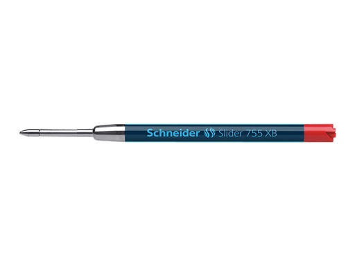 [614277] Recharge stylo bille Schneider Slider Jumbo 755 Extra Large rouge