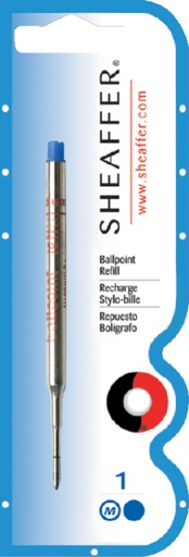 [626043] Balpenvulling Sheaffer medium blauw blister à 1 stuk