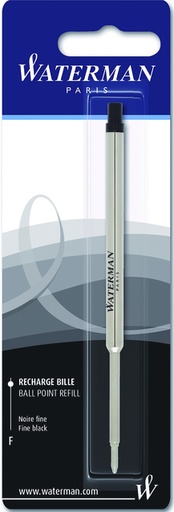 [626052] Balpenvulling Waterman fijn zwart blister à 1 stuk