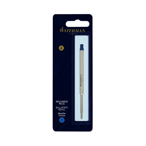 [626056] Balpenvulling Waterman fijn blauw blister à 1 stuk