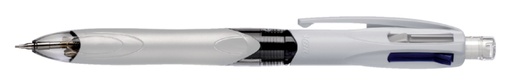 [616424] Balpen Bic 3kleuren met vulpotlood HB 0.7mm medium wit blister à 1 stuk