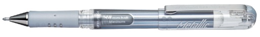 [614248] Gelschrijver Pentel K230M medium metallic zilver