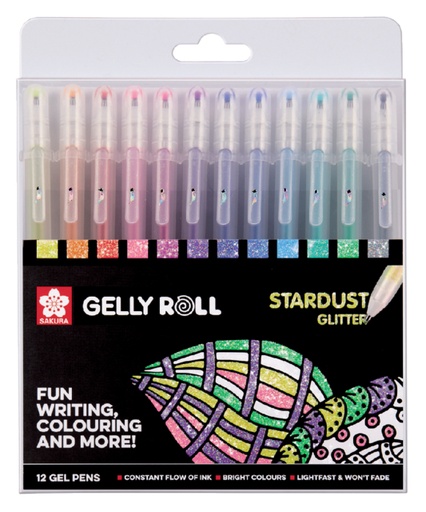 [612658] Gelschrijver Sakura Gelly Roll Stardust glitter assorti