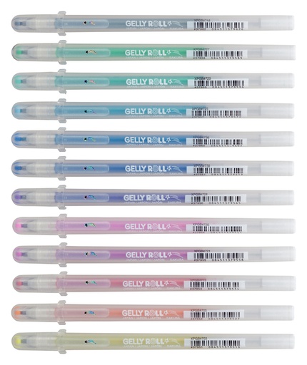 [612658] Stylo gel Sakura Gelly Roll Stardust set 12 couleurs