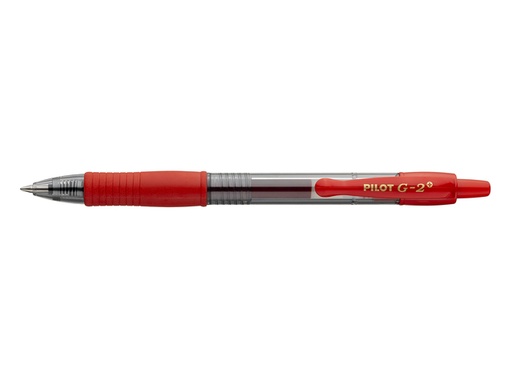 [636172] Stylo Gel PILOT G2 Plus Medium rouge