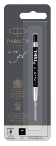 [625931] Recharge stylo gel Parker Quink Fin noir blister 1 pièce