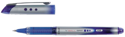 [636143] Roller PILOT V-ball Grip Fin bleu