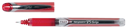 [636092] Roller PILOT Hi-Tecpoint Grip V5 Fin rouge